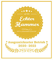 "Echter Hammer" – Qualitätssiegel für Hammer Unternehmen "Echter Hammer" – Qualitätssiegel für Hammer Unternehmen